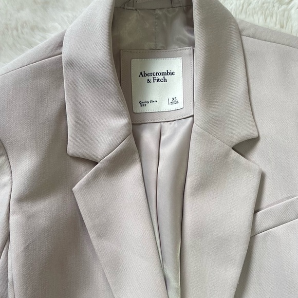 Abercrombie & Fitch Blend Single Breasted Blazer – Beige – Size XS - Picture 2 of 6
